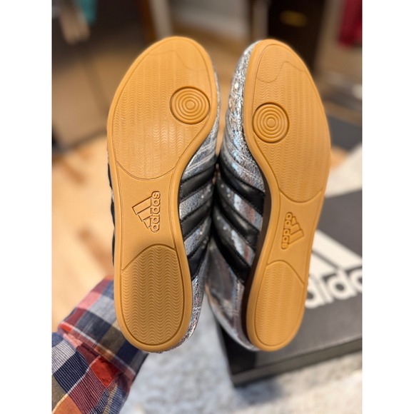 Adidas Taekwondo W Shoes Silver Black Stripes Women's Size 9 JH9664 - Picture 6 of 6